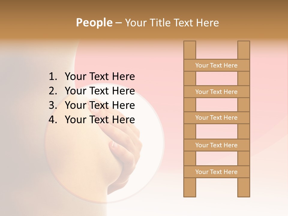 Portrait Cancer Tempting PowerPoint Template