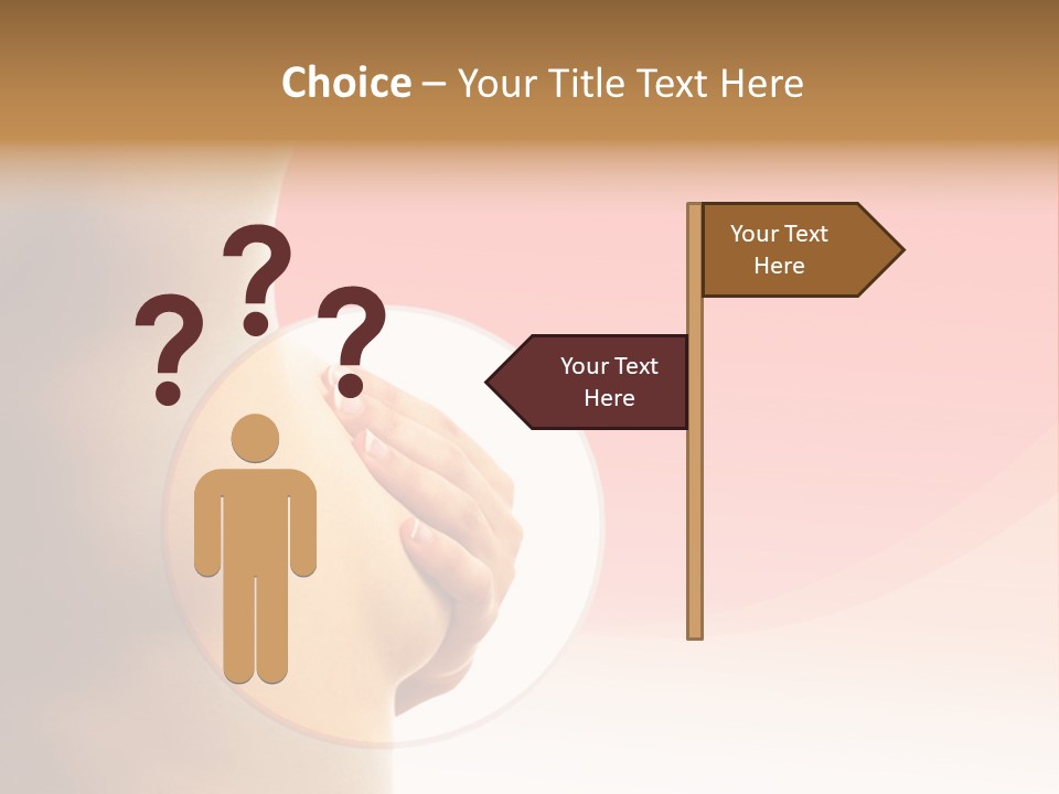 Portrait Cancer Tempting PowerPoint Template