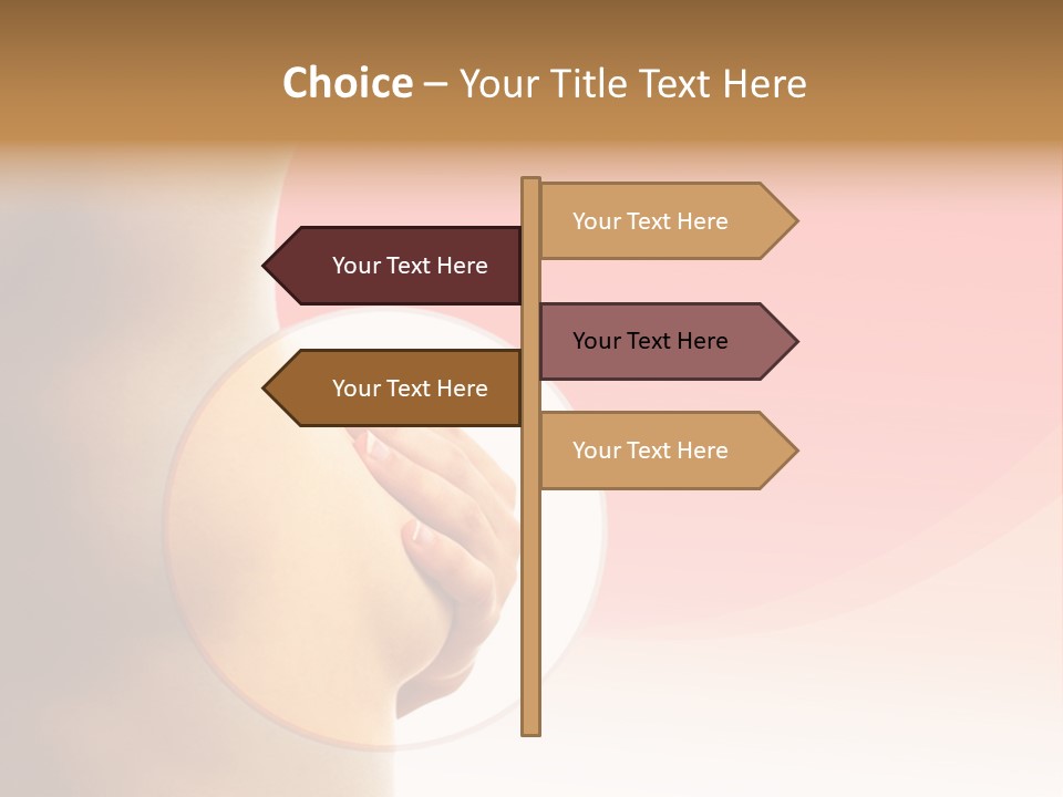 Portrait Cancer Tempting PowerPoint Template