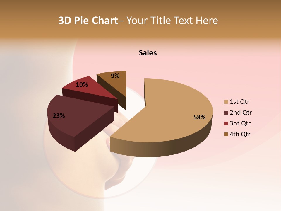 Portrait Cancer Tempting PowerPoint Template