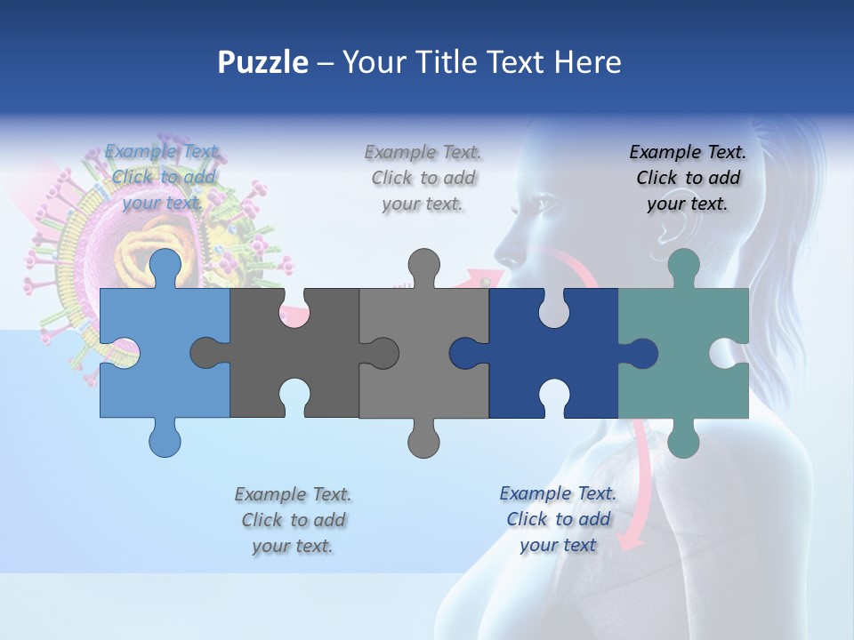 Corporate Team Writing PowerPoint Template