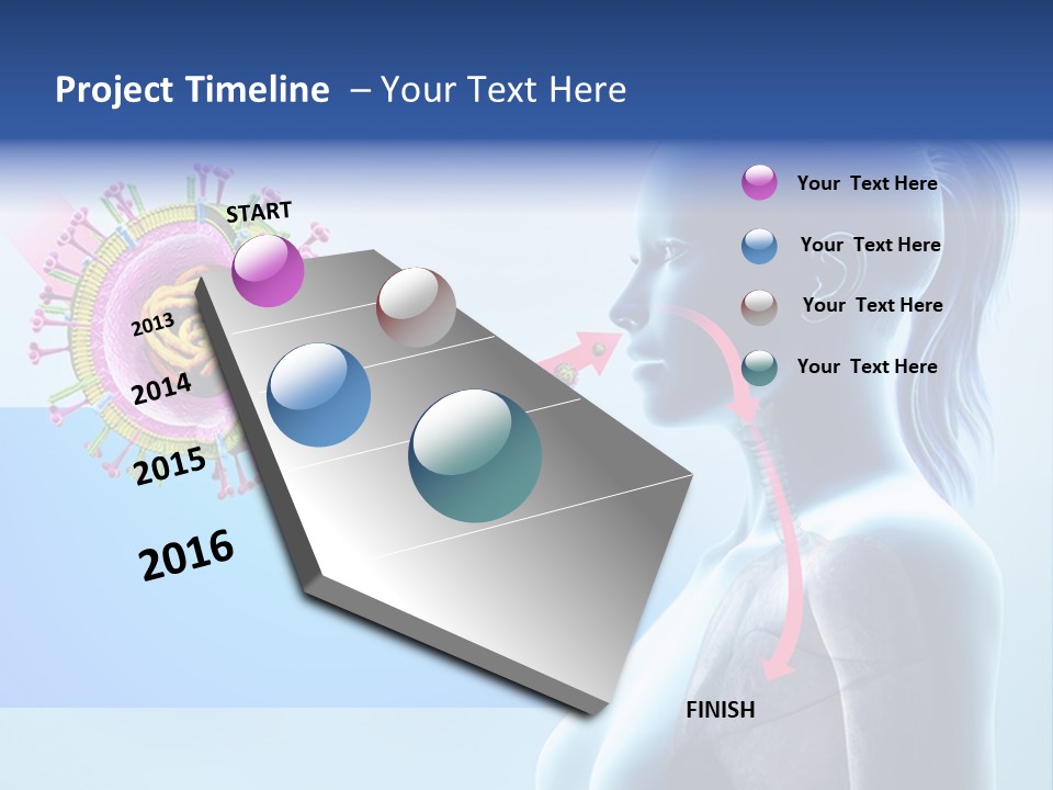 Corporate Team Writing PowerPoint Template