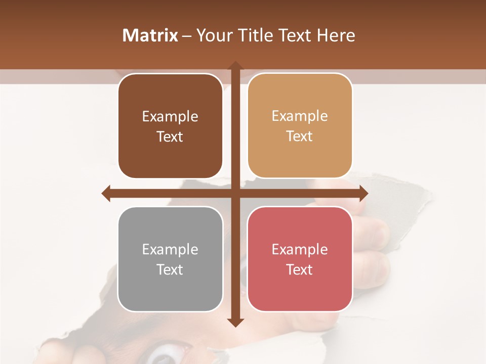 Two Hole Couple PowerPoint Template