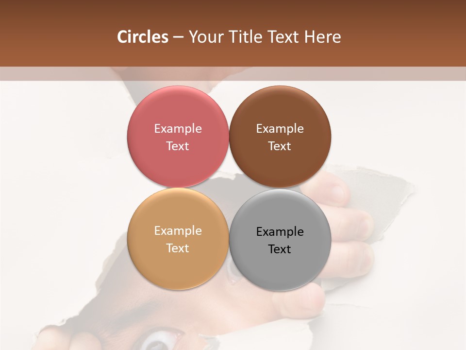 Two Hole Couple PowerPoint Template