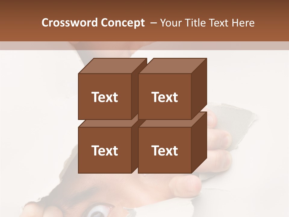 Two Hole Couple PowerPoint Template