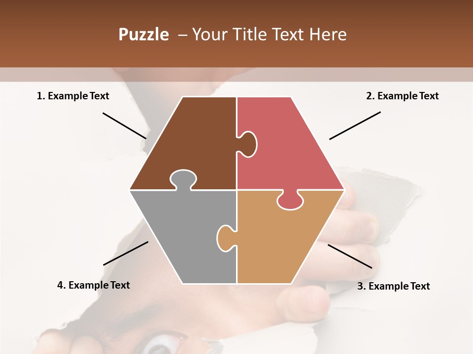 Two Hole Couple PowerPoint Template