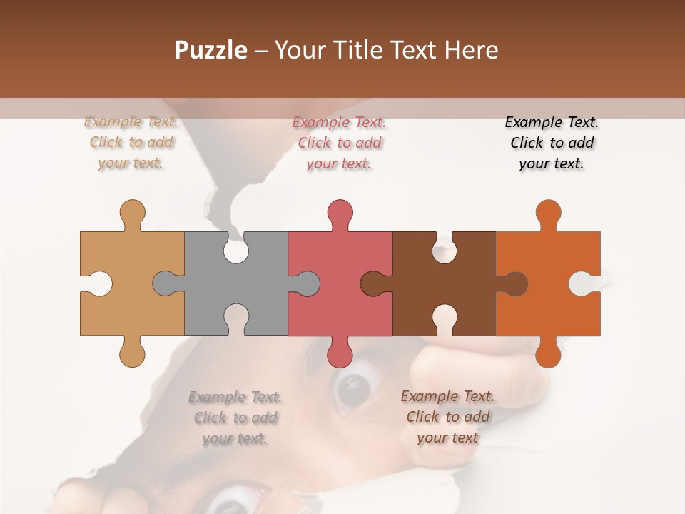 Two Hole Couple PowerPoint Template