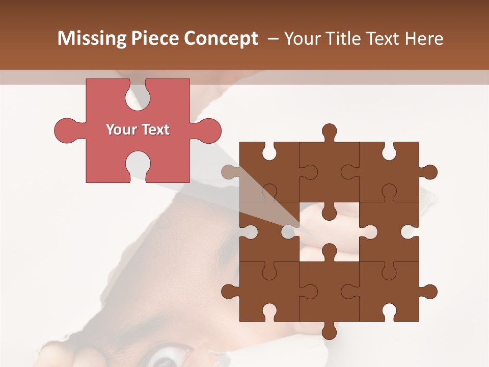 Two Hole Couple PowerPoint Template