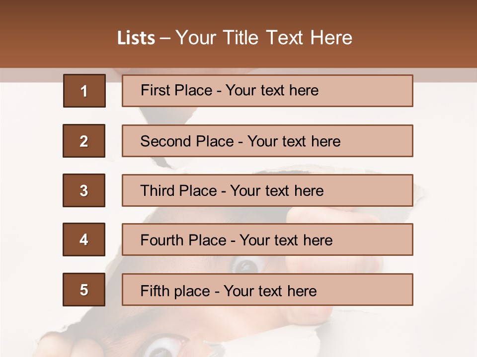 Two Hole Couple PowerPoint Template