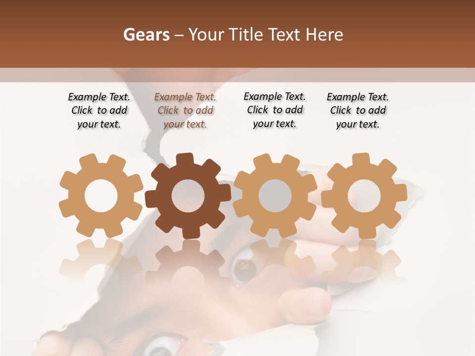 Two Hole Couple PowerPoint Template