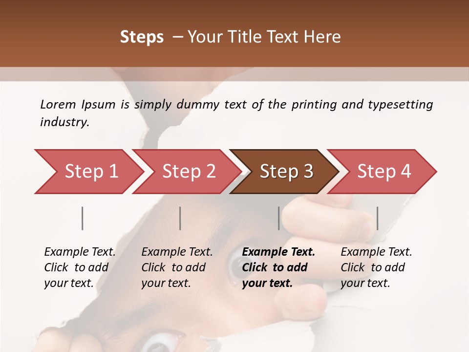 Two Hole Couple PowerPoint Template