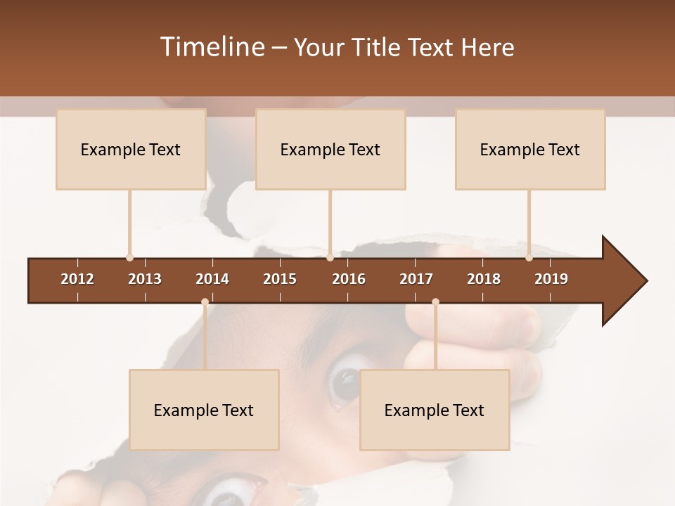 Two Hole Couple PowerPoint Template