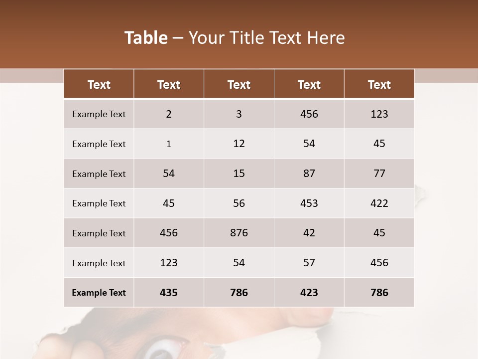 Two Hole Couple PowerPoint Template
