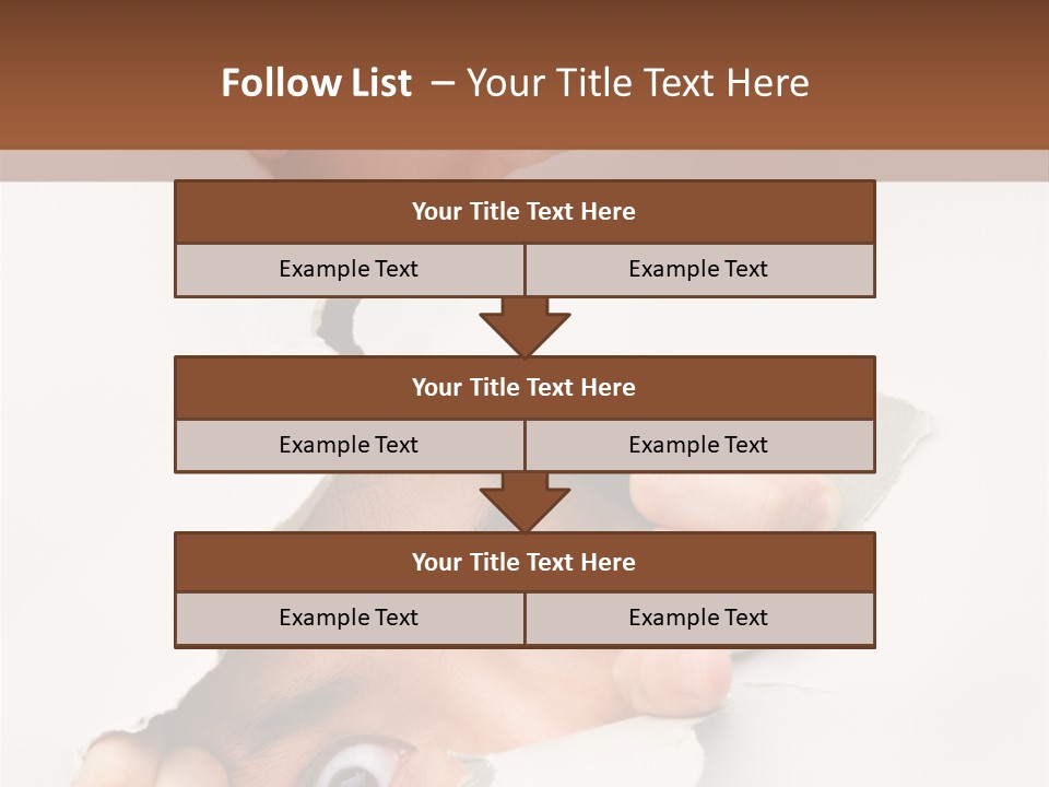 Two Hole Couple PowerPoint Template