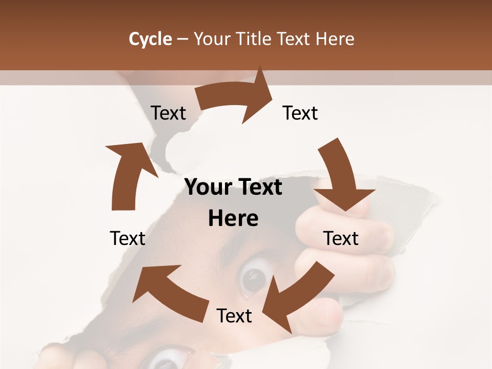 Two Hole Couple PowerPoint Template