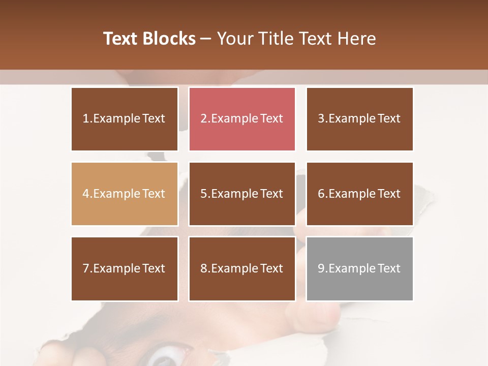 Two Hole Couple PowerPoint Template