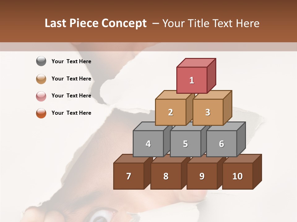 Two Hole Couple PowerPoint Template