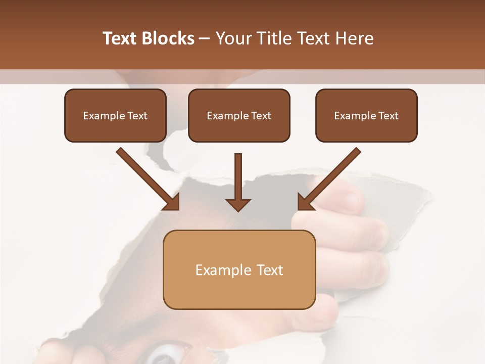 Two Hole Couple PowerPoint Template