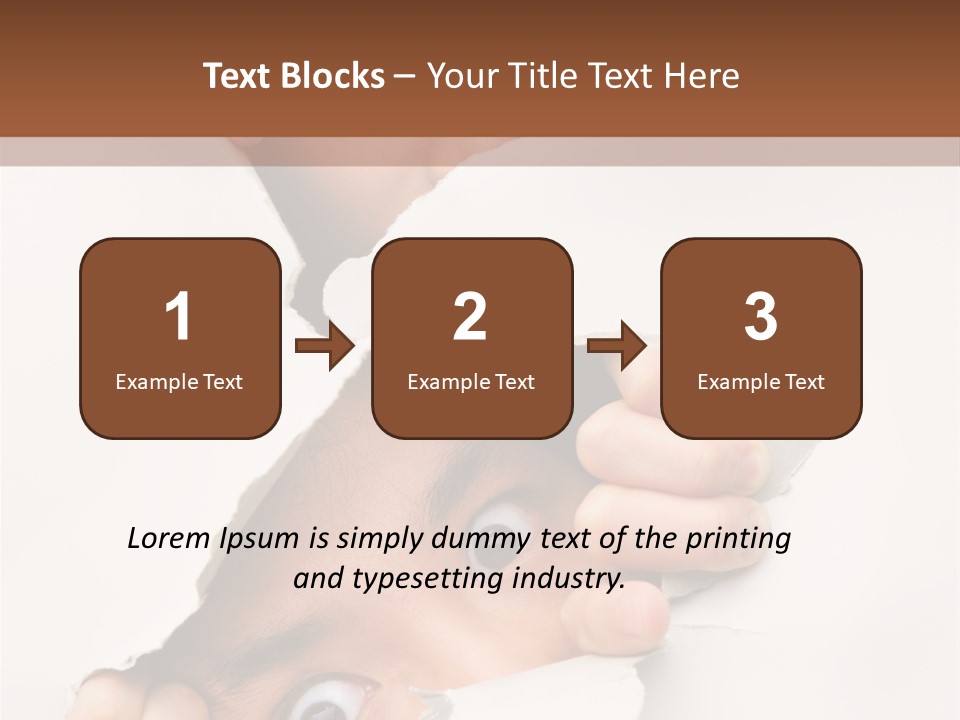 Two Hole Couple PowerPoint Template
