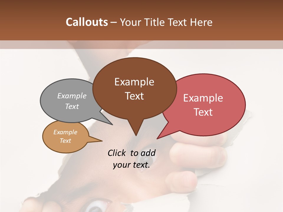 Two Hole Couple PowerPoint Template