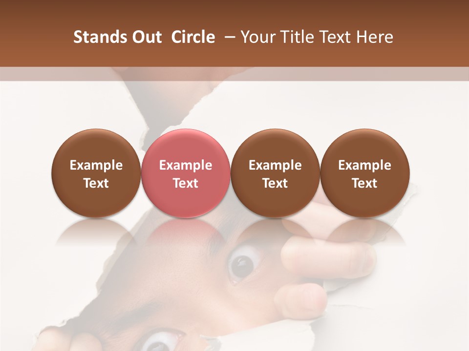 Two Hole Couple PowerPoint Template