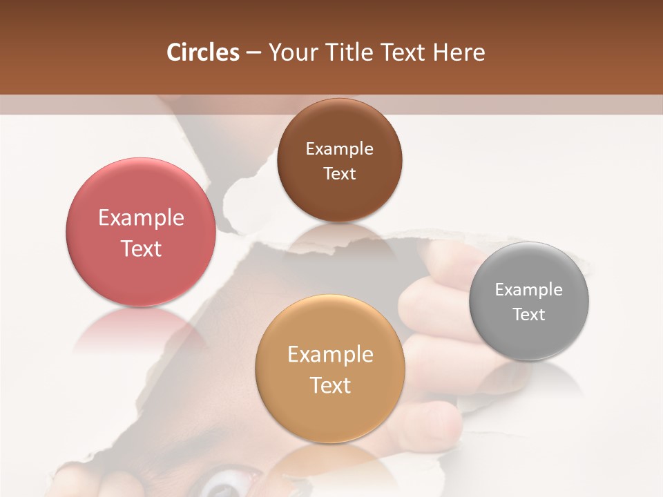 Two Hole Couple PowerPoint Template