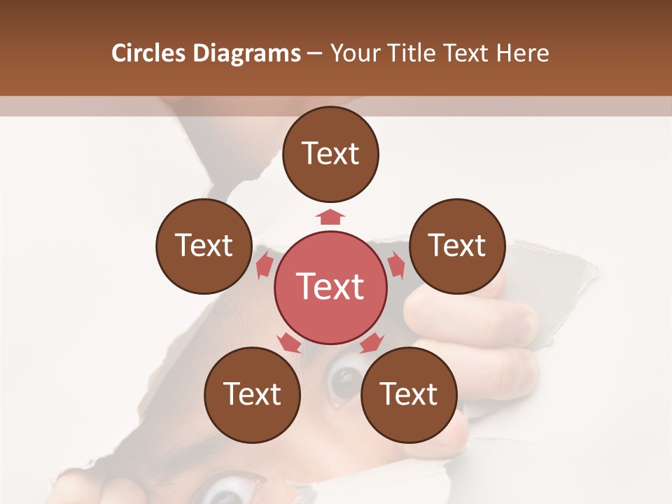 Two Hole Couple PowerPoint Template