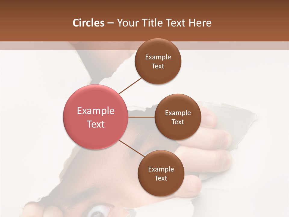 Two Hole Couple PowerPoint Template