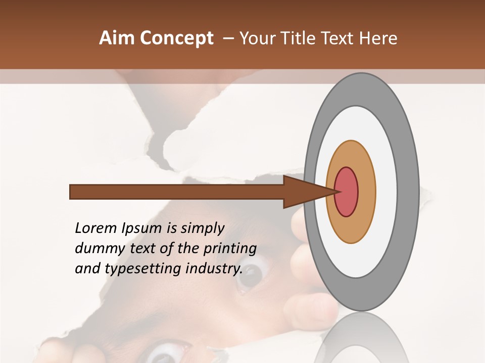 Two Hole Couple PowerPoint Template