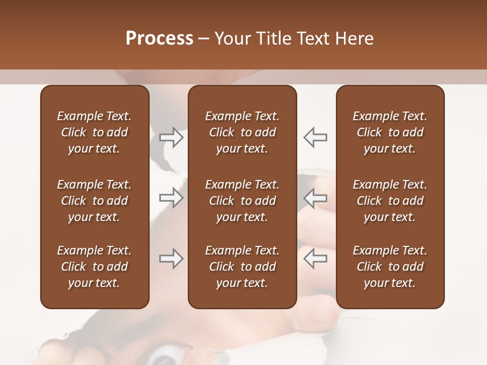 Two Hole Couple PowerPoint Template
