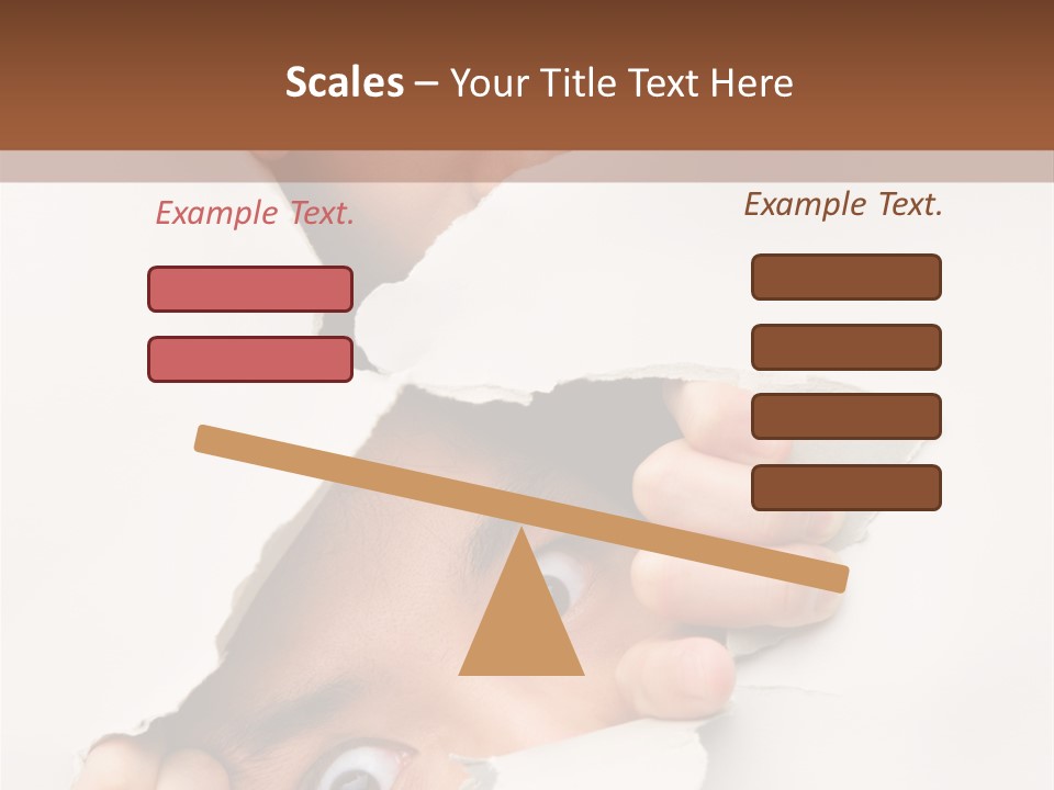 Two Hole Couple PowerPoint Template