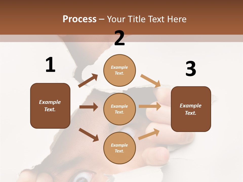Two Hole Couple PowerPoint Template