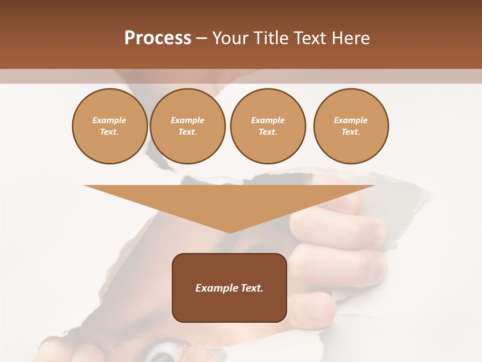 Two Hole Couple PowerPoint Template
