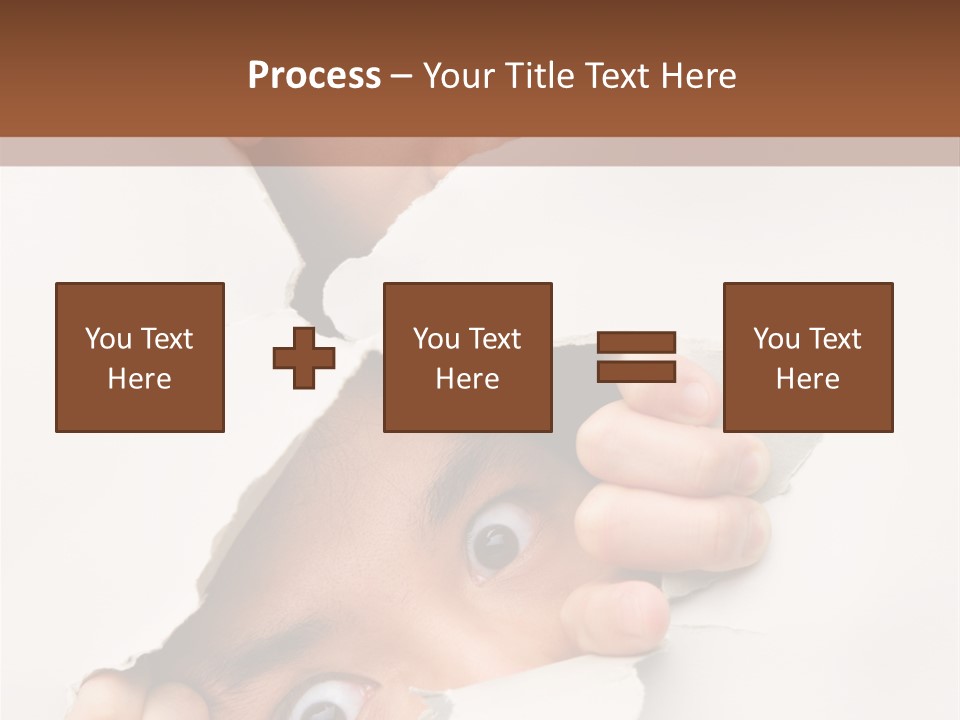 Two Hole Couple PowerPoint Template