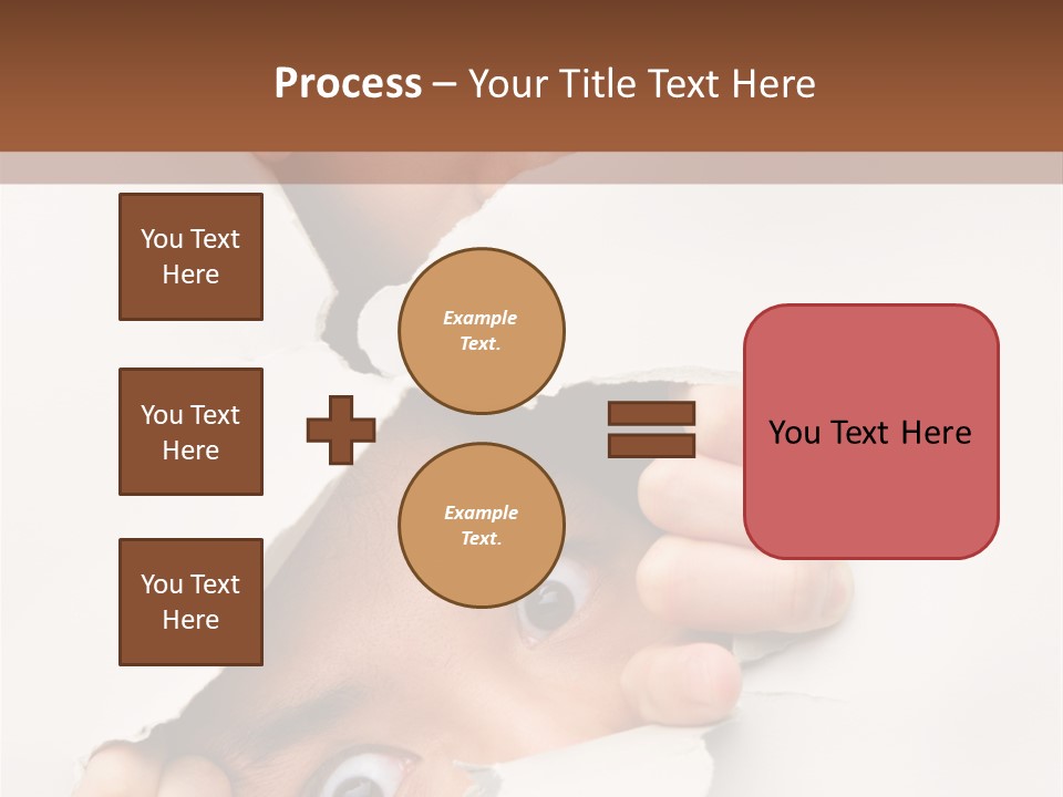 Two Hole Couple PowerPoint Template