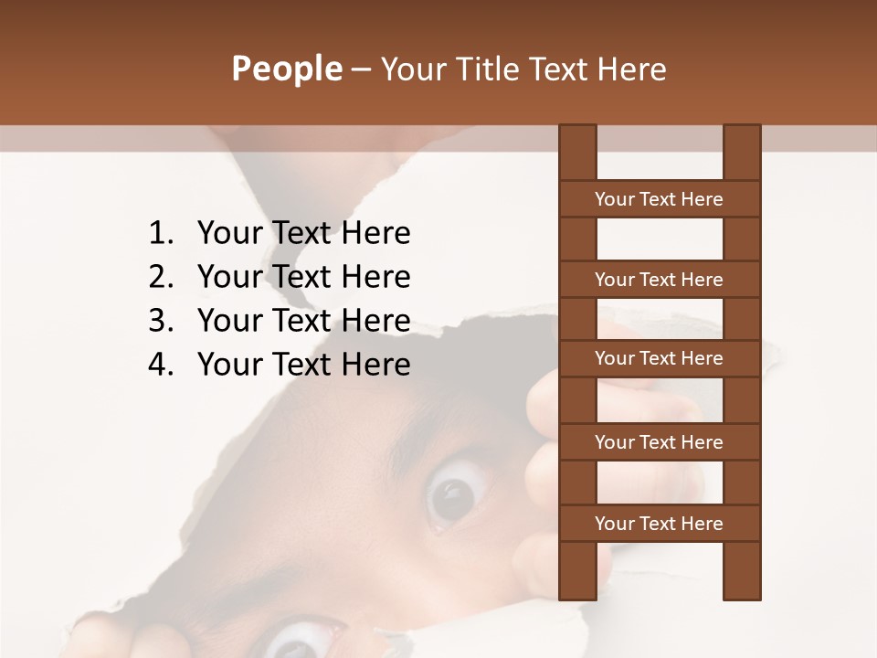 Two Hole Couple PowerPoint Template
