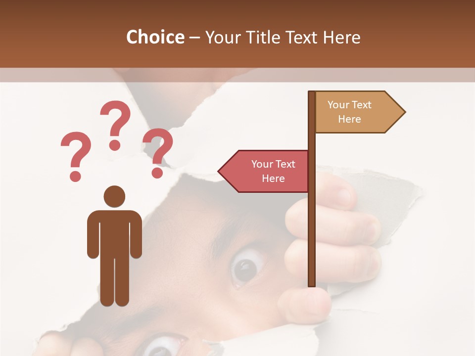 Two Hole Couple PowerPoint Template