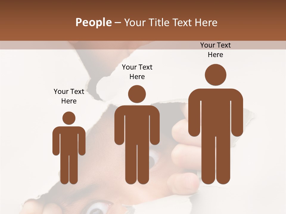 Two Hole Couple PowerPoint Template