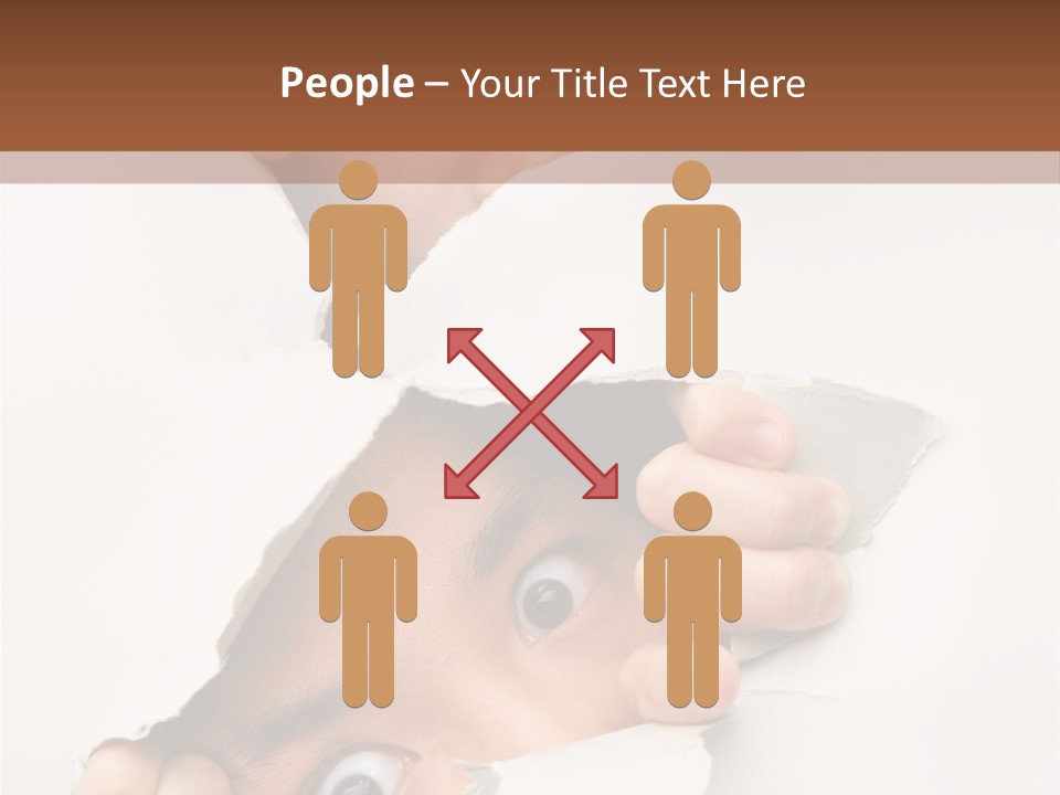 Two Hole Couple PowerPoint Template