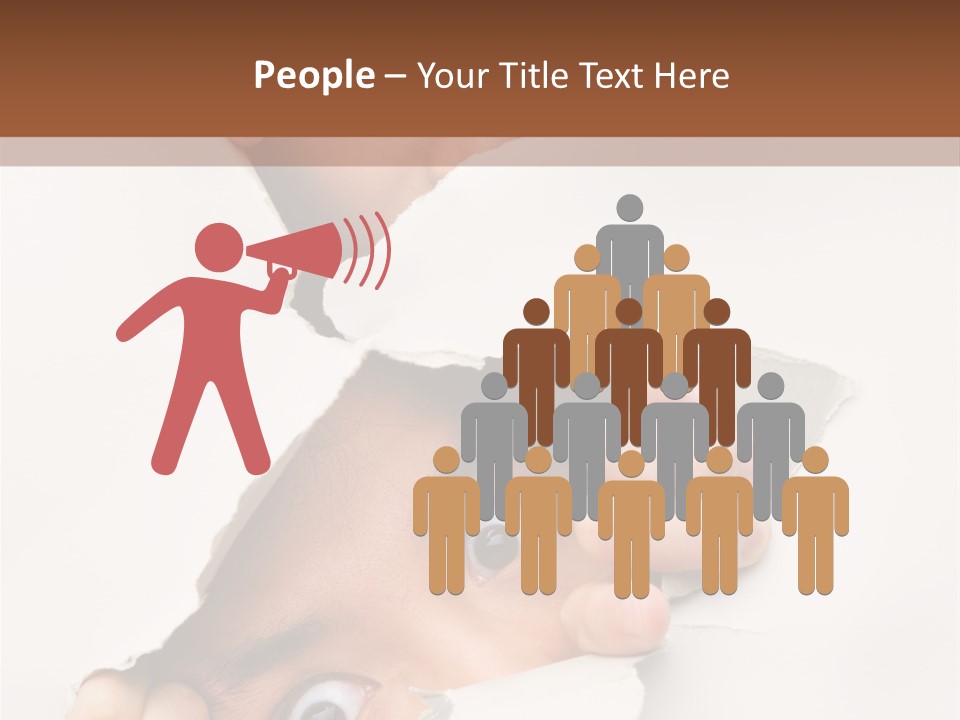 Two Hole Couple PowerPoint Template