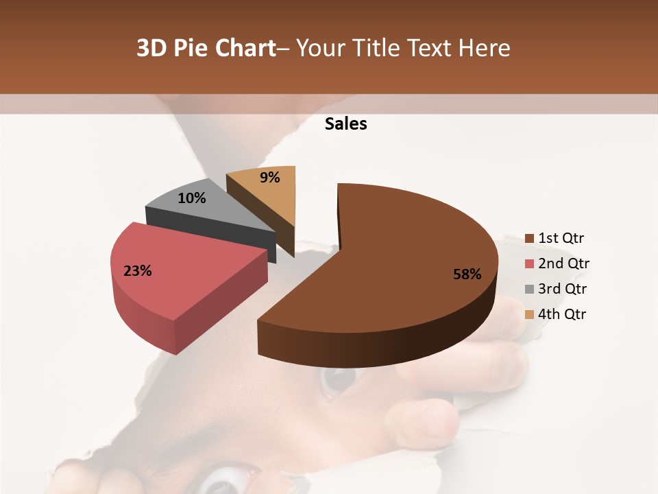 Two Hole Couple PowerPoint Template