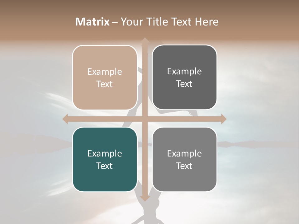 Run Female Profile PowerPoint Template