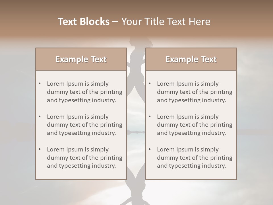 Run Female Profile PowerPoint Template