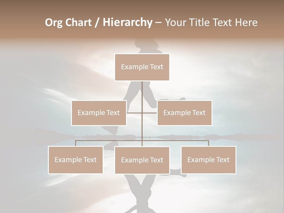 Run Female Profile PowerPoint Template