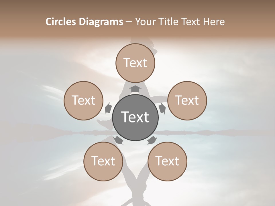 Run Female Profile PowerPoint Template