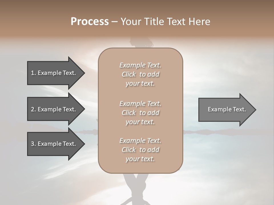 Run Female Profile PowerPoint Template