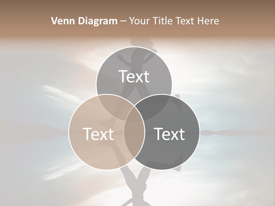 Run Female Profile PowerPoint Template