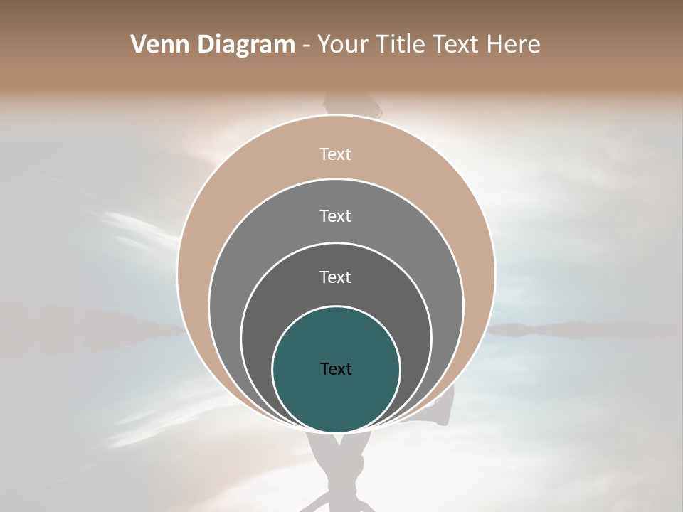 Run Female Profile PowerPoint Template