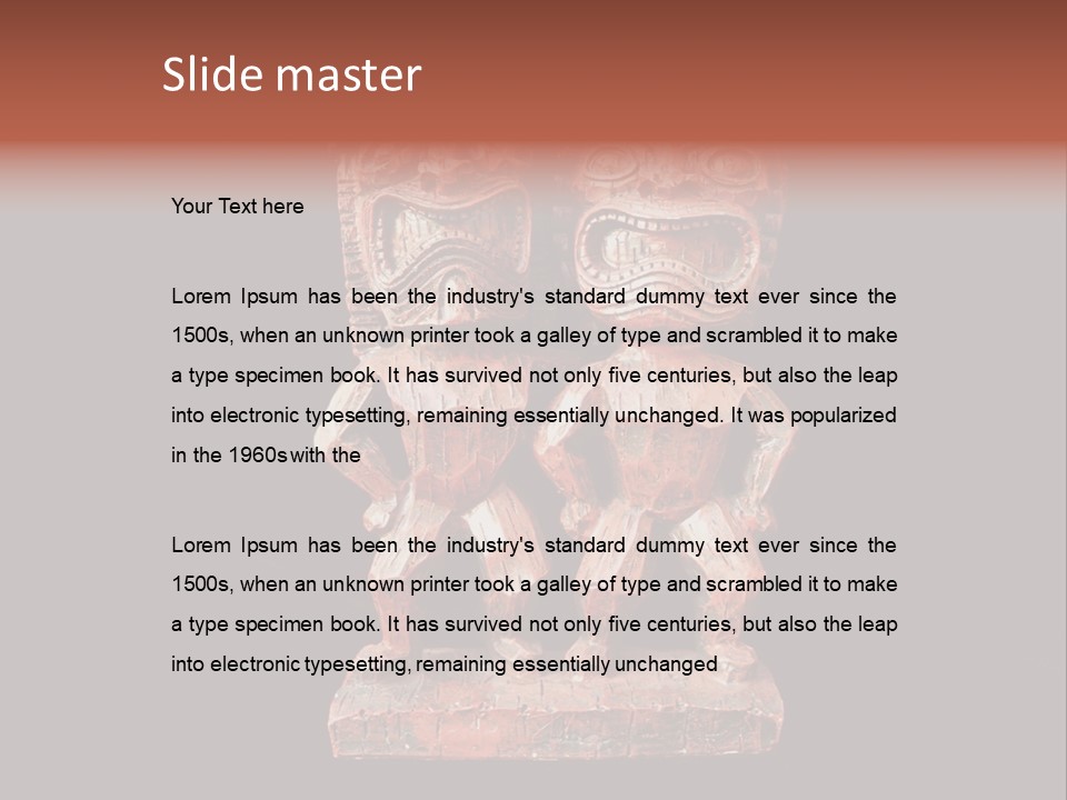 Funny Laughing Creature PowerPoint Template