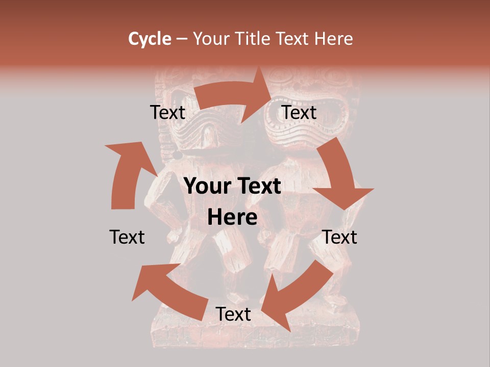 Funny Laughing Creature PowerPoint Template